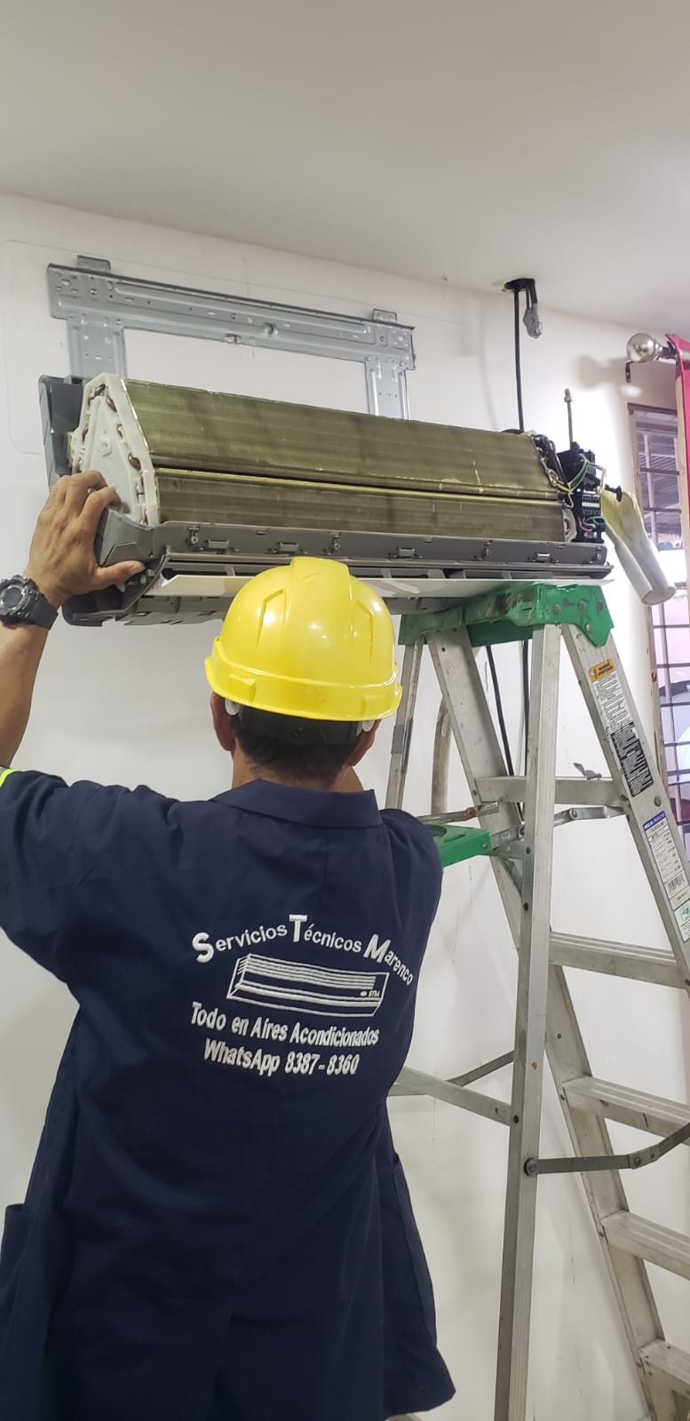 Aires Cassette — trabajo de Servicios Técnicos Marenco en Managua